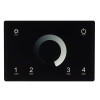 Панель Sens SMART-P79-DIM Black (230V, 4 зоны, 2.4G) (Arlight, IP20 Пластик, 5 лет) 028399