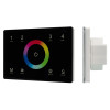 Панель Sens SMART-P83-RGB Black (230V, 4 зоны, 2.4G) (Arlight, IP20 Пластик, 5 лет) 028403