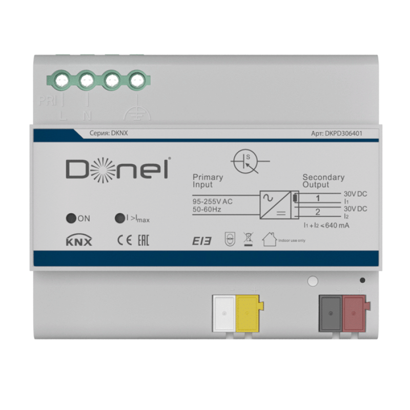 Блок питания шины KNX, 640 мA Donel DKPD306401